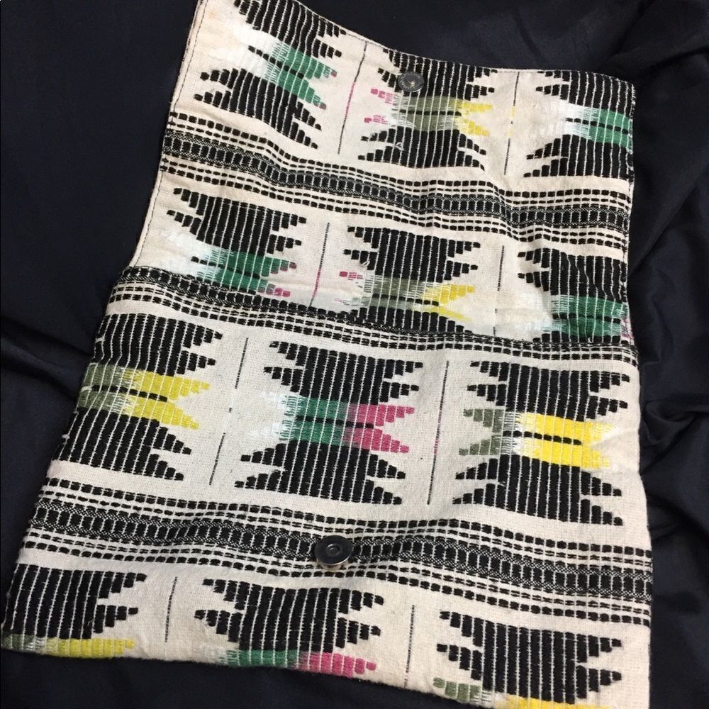Avani Clutch Purse, Cloth Aztec Style Purse - Picture 4 of 8